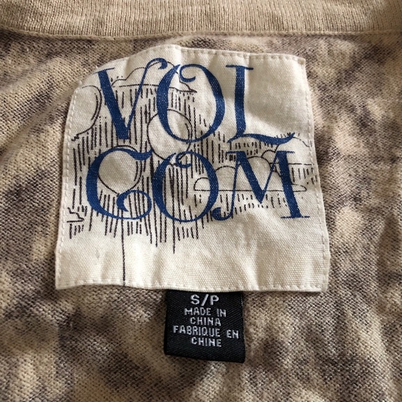 Volcom Leopard Print Cardigan Sweater - Picture 2 of 4